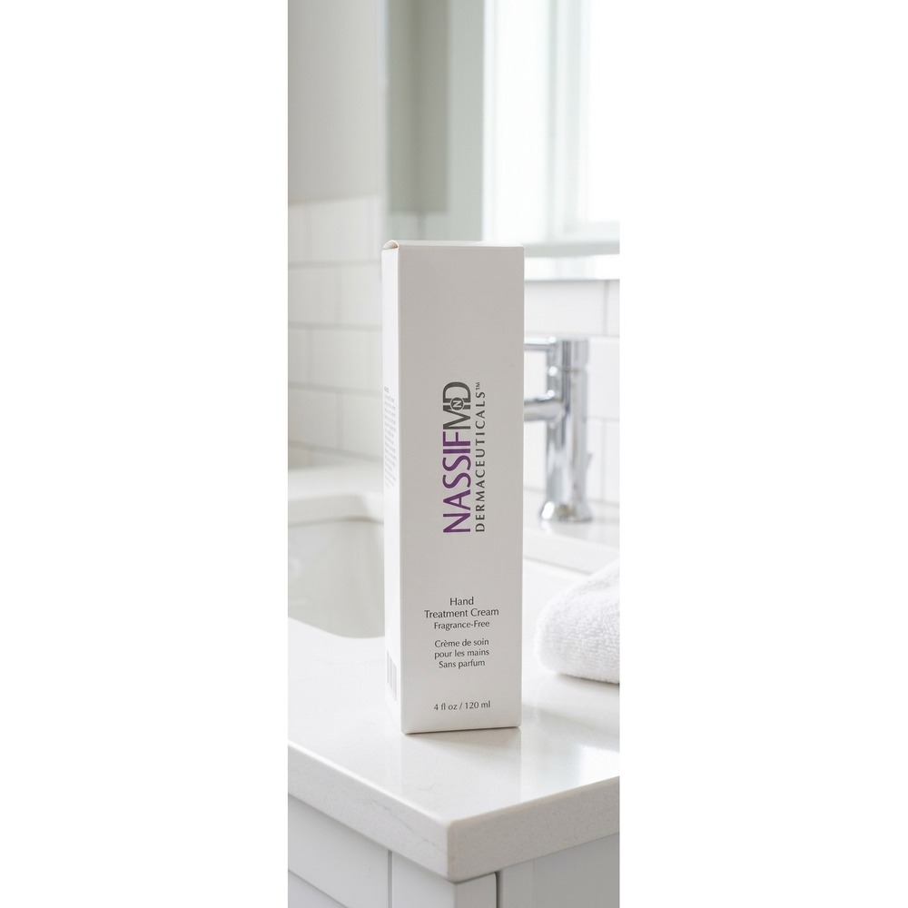NassifMD Dermaceuticals Hand Treatment Cream Fragrance-Free 4 fl oz 120 ml NEW